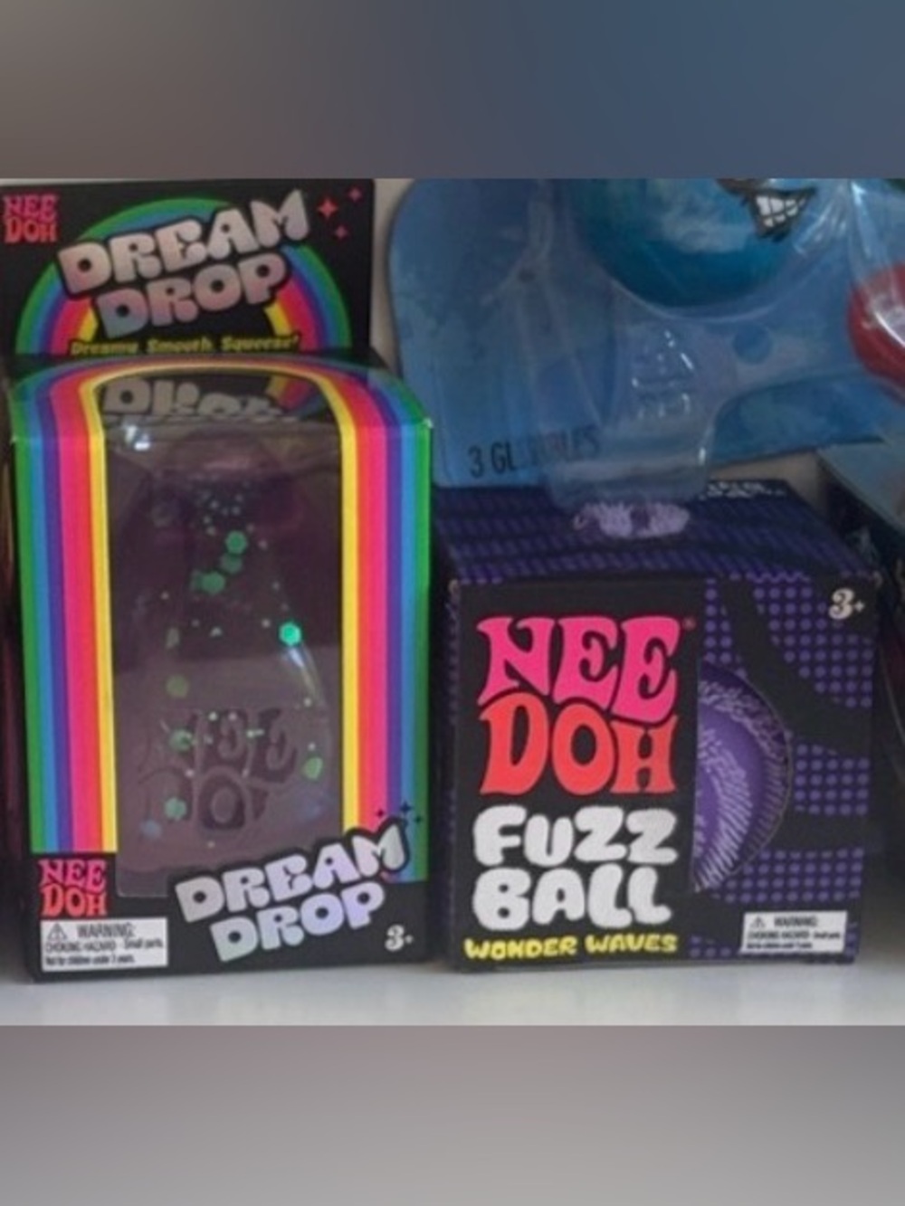 2 AUTHENTIC Needoh. Dream drop and fuzz ball wonder waves.(msg if a diff colour)